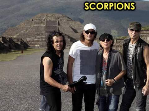ROCKSTARS EN TEOTIHUACÁN: Los Scorpions